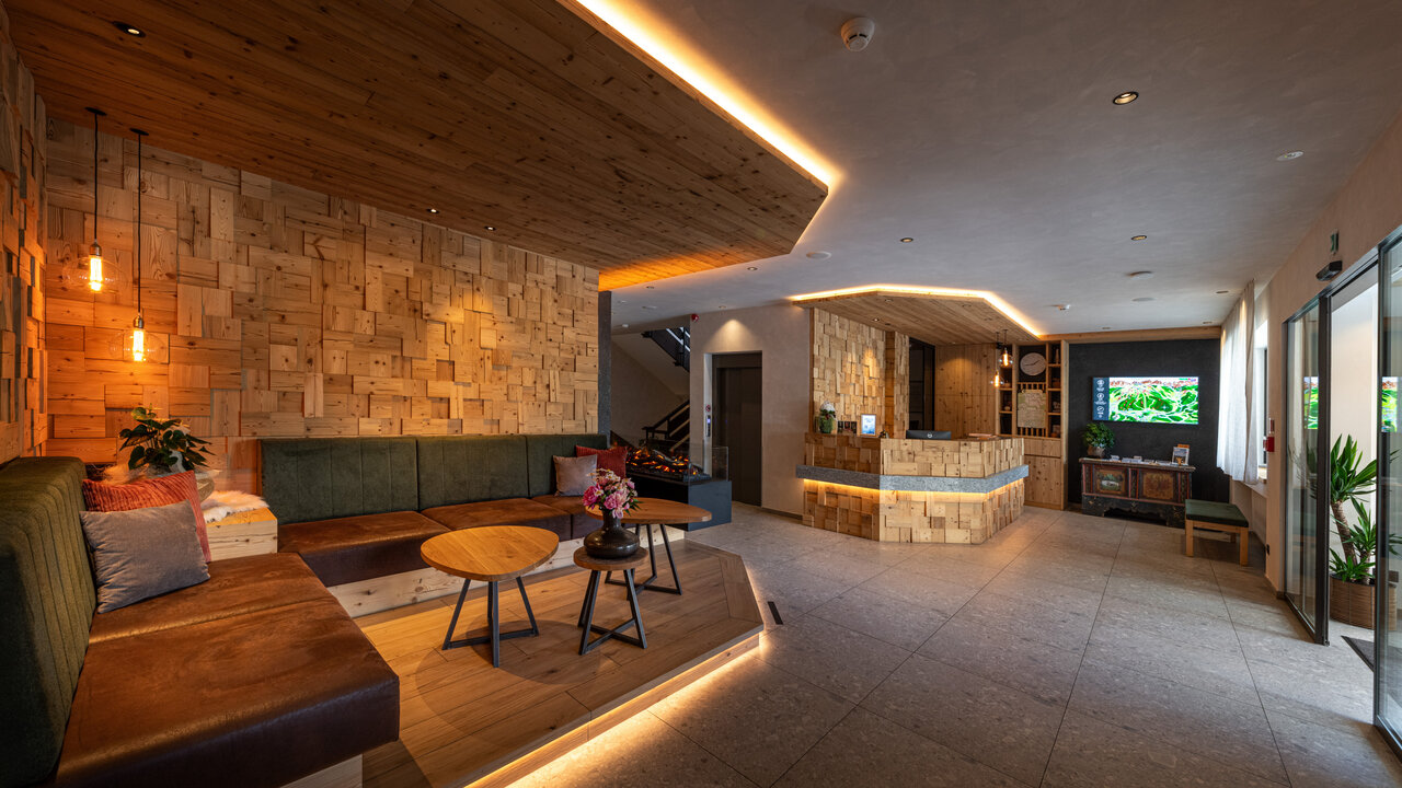 Lobby hotel messnerwirt Olang Kronplatz